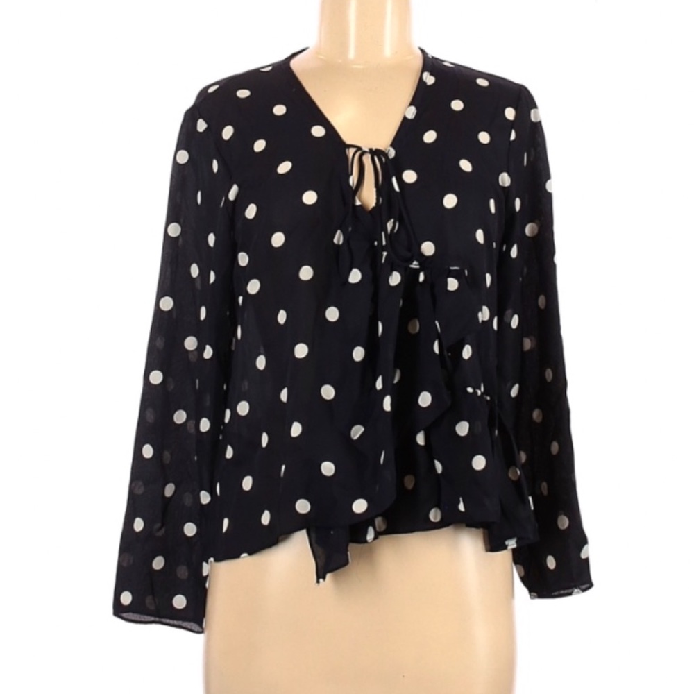 Hanna & Gracie Polka Dot Blouse